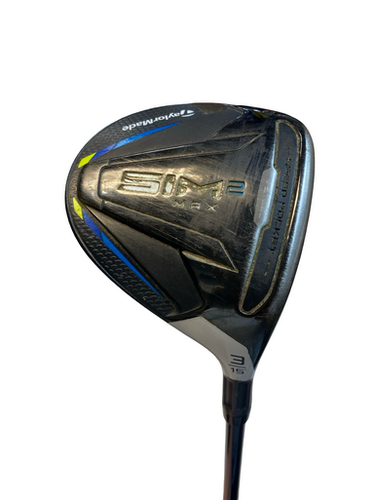 Used Taylormade SIM 2 MAX Mens Fairway Wood RH 3 Wood 11706-S000375923
