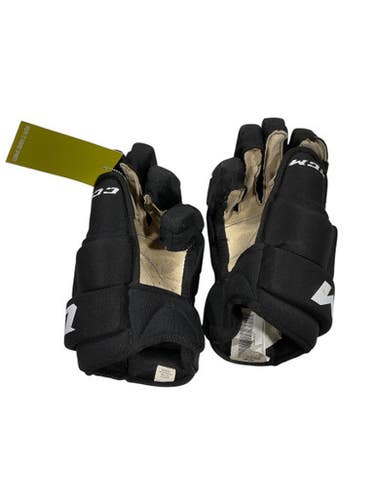 Used CCM EDGE Senior Gloves Black 10" 11847-S000034895