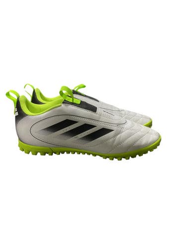 Used Adidas Soccer Indoor Shoes White Junior 05 11847-S000034861