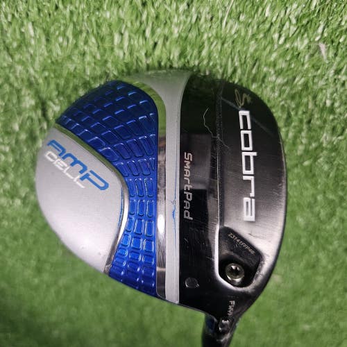 EUC Cobra AMP Cell Blue 3-4 Fairway Wood Fujikura Fuel 57g Regular Graphite RH