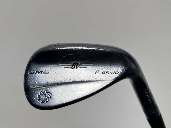 Titleist Vokey SM6 Tour Chrome Wedge 52* 8 Bounce F-Grind Wedge Steel Mens RH