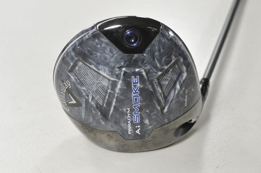 LEFT HANDED Callaway Paradym Ai Smoke MAX D 9* Driver X-Stiff HZRDUS 6.5 #217099