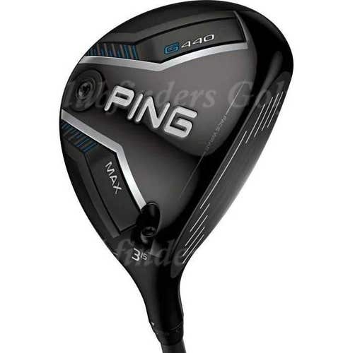 NEW Ping G440 MAX 21 Fairway 7 Wood Ping Tour 2.0 Black 65-S Stiff w/HC