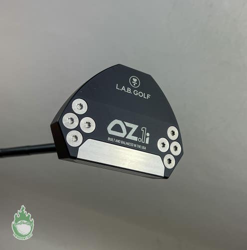 Used Right Handed LAB Golf OZ.1i 34" Putter Black Steel Golf Club