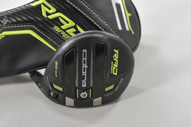 Cobra Radspeed Big Tour 3-14.5* Fairway Wood Stiff Flex Right Graphite # 217238