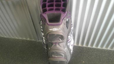 Used Sun Mountain CAMO CART BAG Mens Cart Bag Purple 11868-S000069053