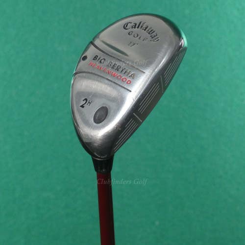 Callaway Big Bertha Heavenwood 17 Hybrid 2 Iron RCH 75w Graphite Regular *READ*
