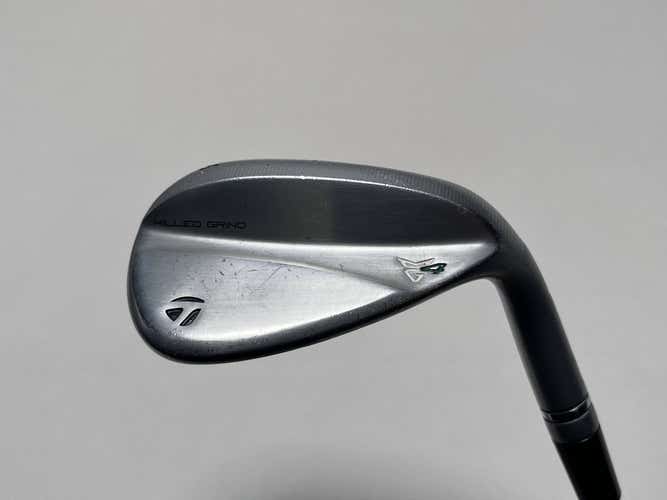 TaylorMade Milled Grind 4 Chrome Wedge 56* 12 Bounce SB 115g Wedge Steel Mens RH