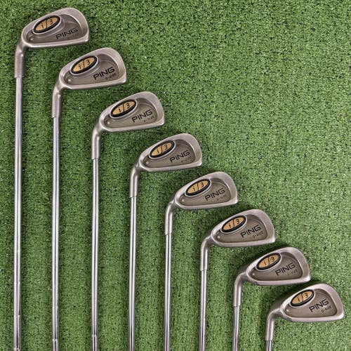 Ping i3 O-Size Oversize Iron Set 3-PW Silver Dot JZ Stiff Left Handed +1/2 Long