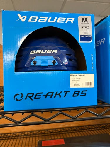 Medium Bauer Re-Akt 85 Helmet (New) ROYAL BLUE