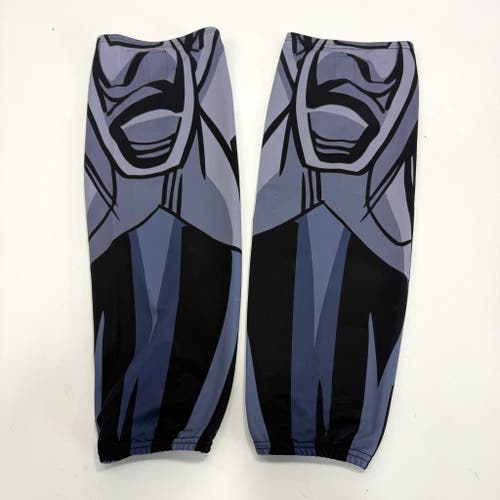 Used Grey/Black ECHL Special Promo Socks | Adult