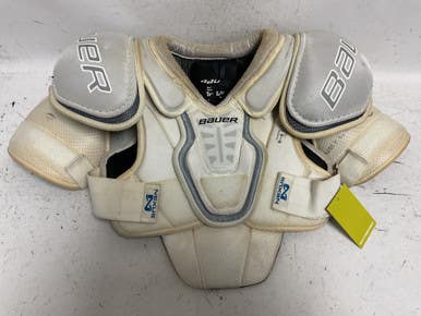 Used Bauer NEXUS Senior Shoulder Pads White SM 11855-S000202724