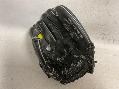 Used Rawlings Ozzie Smith RBG105B Baseball Glove RH Throw Black 10 1/2" 11855-S000202717