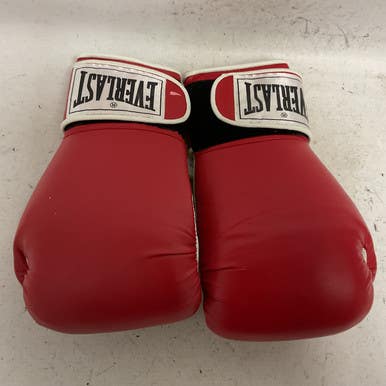 Used Everlast Boxing Gloves Red And White Senior 11855-S000202691