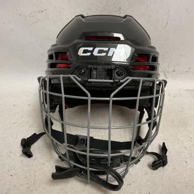 Used CCM TACKS 70 YT Helmet Cage Combo Black One Size 11855-S000202619
