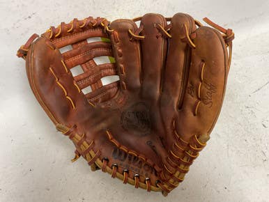 Used Wilson PRO STAFF THE A3000 Baseball Glove RH Throw Brown 12 3/4" 11855-S000202583