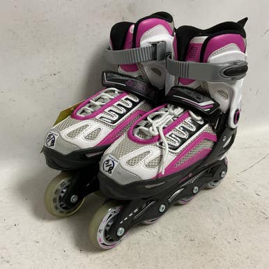 Used 5TH ELEMENT ADJ 5-8 Senior Rec Fitness Skates Pink Adjustable 11855-S000202555