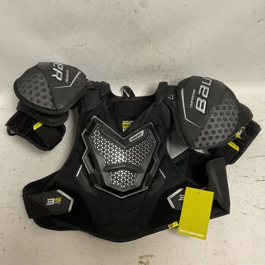 Used Bauer SUPREME 3S PRO Intermediate Shoulder Pads Black And Yellow LG 11855-S000202540