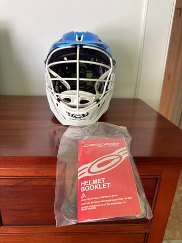 Cascade XRS Pro Helmet (New) Royal Blue Chrome