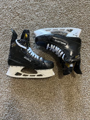 Bauer Supreme Ultrasonic Hockey Skates. STEEL INCLUDED! Senior 8.5 Fit 3 Used)