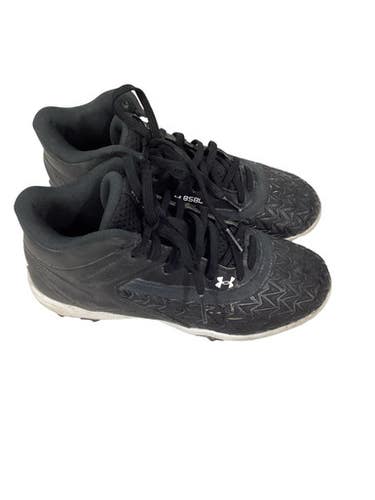 Used Under Armour Jr FB Cleats Black Junior 03.5 11347-S000268257