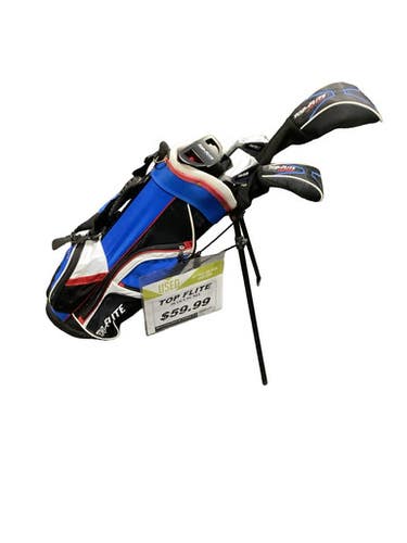 Used Top Flite JR LH 6 PC SET Jr Club Set LH 6 Piece 11347-S000268229