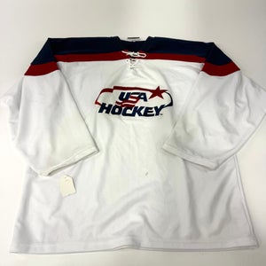 Used White K1 USA Hockey Jersey | Senior Large | BH564
