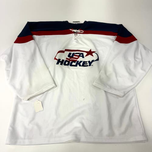 Used White K1 USA Hockey Jersey | Senior Large | BH564