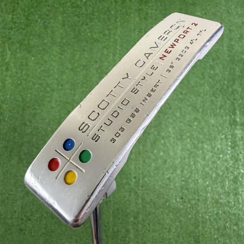 Titleist Scotty Cameron Studio Style Newport 2 Putter Left Handed 35
