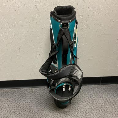 Used Wilson PROFILE STAND BAG Jr Stand Bag Black And Grey 11855-S000202106