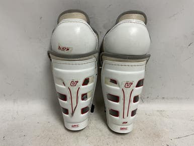 Used CCM U+ Youth Shin Guards White 10" 11855-S000202208