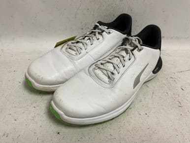 Used Puma 378939-01 Mens Golf Shoes White Senior 11.5 11855-S000202260
