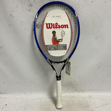 Used Wilson OS MAX Adult Tennis Racquet Royal Blue 4 3/8" 11855-S000202344