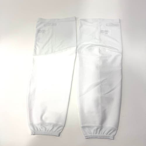 New White CCM Socks | Large