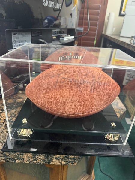 Autographed Wilson Football with Signature display case included