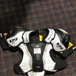 Large Senior Easton S19 Stealth Pro stock Shoulder Pads (New)