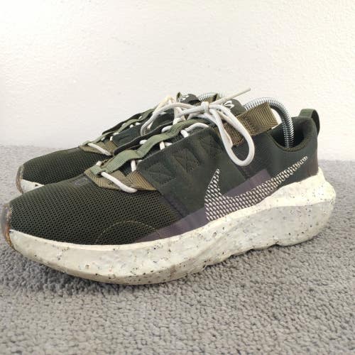 Nike Crater Impact Mens Size 9 Running Shoes Low Top Sequoia Green DB2477