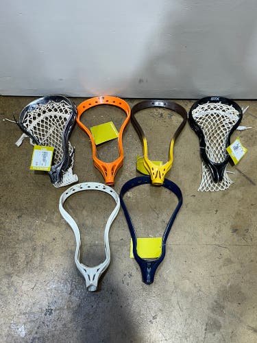 Lot of 6 Lacrosse Heads