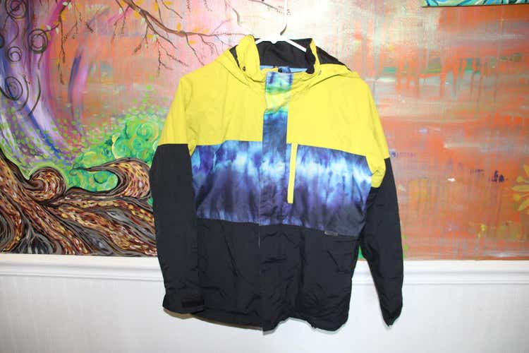 Yellow Unisex Youth XL Burton Jacket (Used)