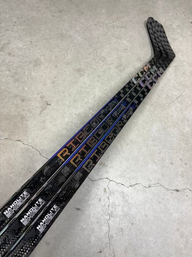 3 Pack 95 Flex P28M Senior CCM RibCor Trigger 9 Pro Right Hand Hockey Stick Pro Stock (New)