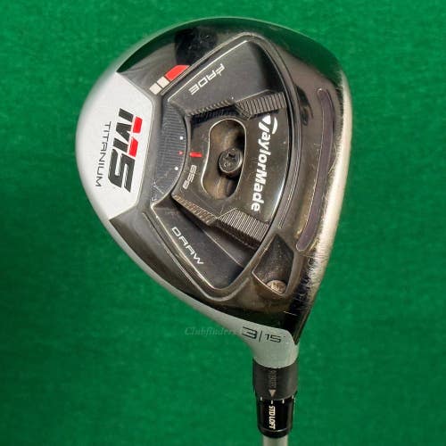 TaylorMade M5 Titanium 15 Fairway 3 Wood Tensei CK Series 65-S Graphite Stiff
