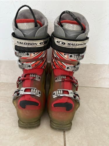 Mondo 27 & 27.5 Men's Salomon All Mountain X Wave 10.0 Ski Boots Medium Flex (Used)