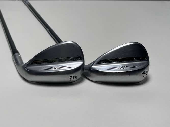 Titleist Vokey SM10 Tour Chrome Wedge Set 54* 12 | 58* 10 MMT R2 65g Senior RH