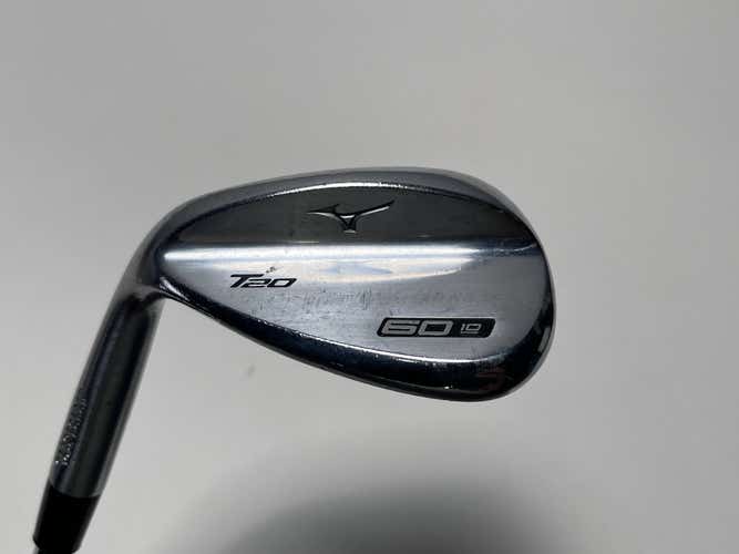 Mizuno T20 Satin Chrome Wedge 60* 10 Bounce S400 Tour Issue Stiff Steel Mens LH