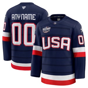 Fanatics Team USA 4 Nations Face Off 2025 NHL Premium Jersey NWT Size 52