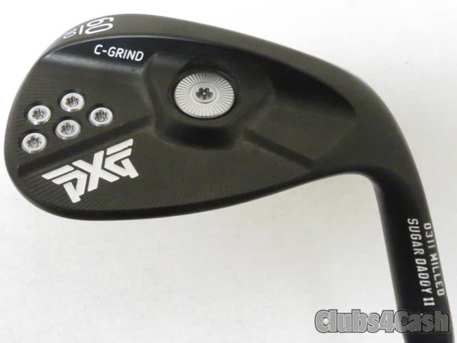 PXG 0311 Milled Sugar Daddy II Dark Wedge Aerotech SteelFiber i95 Stiff 60° 10