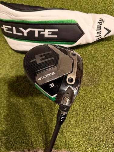 Callaway Elyte X 3 15* Fairway Wood, Tensei Black Stiff Flex, RH
