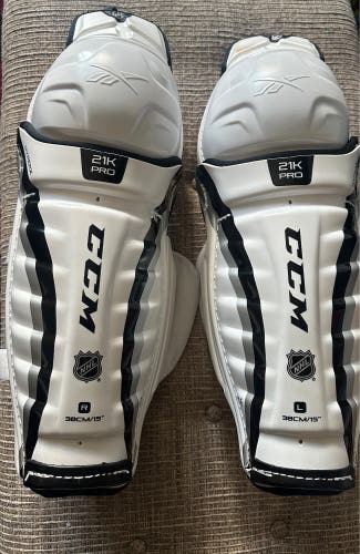 New CCM 21k Shin Pads 15”