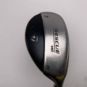 TaylorMade Rescue Mid 3 Hybrid 19* 65g Regular Graphite Mens RH Midsize Grip
