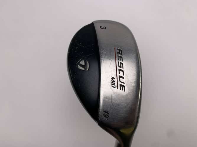 TaylorMade Rescue Mid 3 Hybrid 19* 65g Regular Graphite Mens RH Midsize Grip